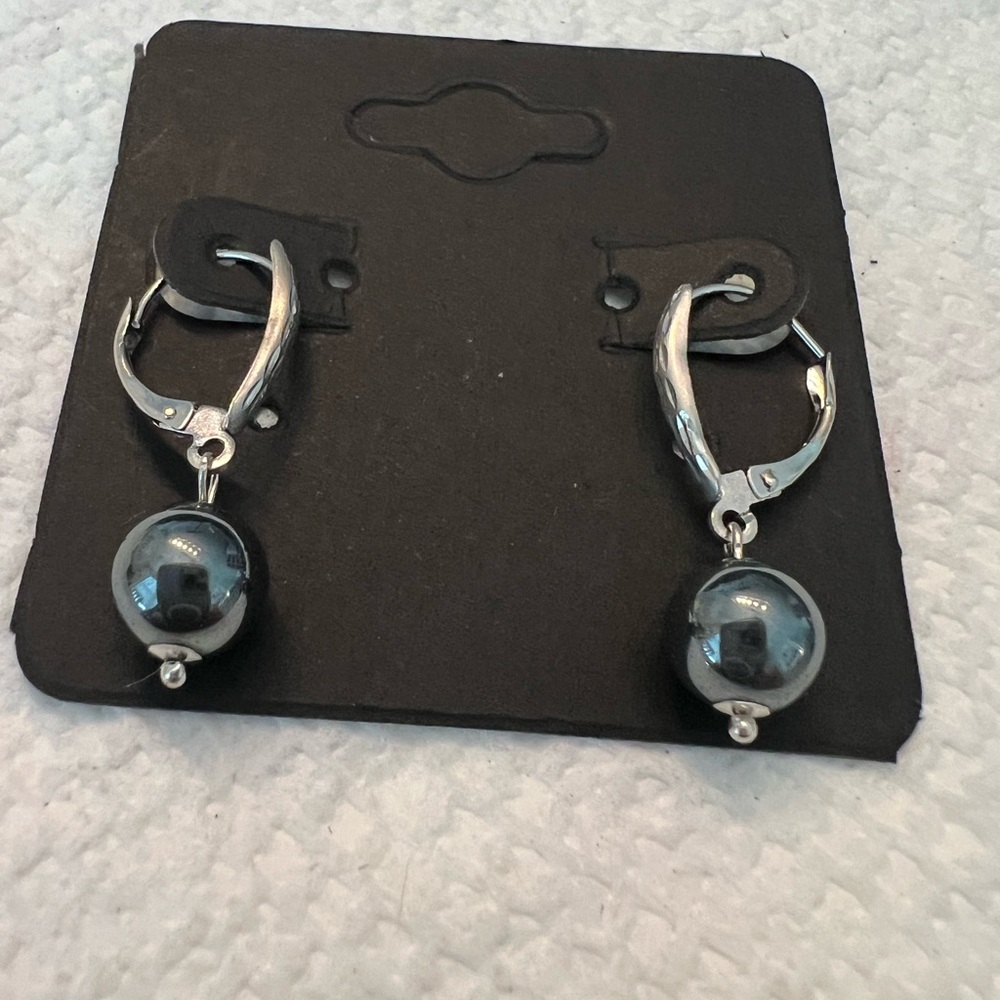 Silver Drop Earrings
